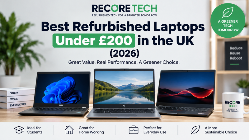 Best Refurbished Laptops Under £200 in the UK (2026)