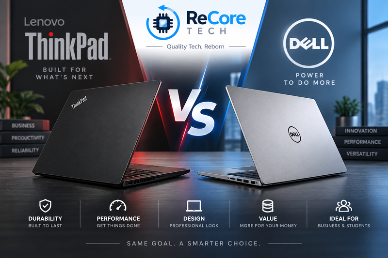 Refurbished Lenovo ThinkPad vs Dell Latitude : Which Should You  Buy in 2026