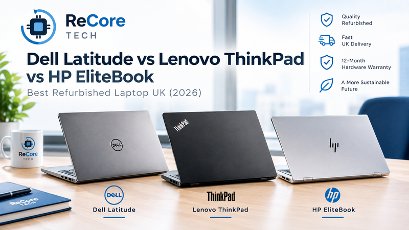 Dell Latitude vs Lenovo ThinkPad vs HP EliteBook: Best Refurbished Laptop UK (2026)